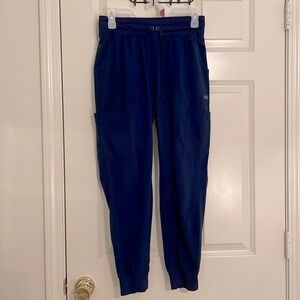 Dickies Navy Polyester Scrub Jogger Pants